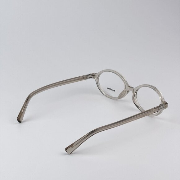 Miu Miu MU01XV 12U1O1 BRAND NEW Eyeglasses  Hemp Trasparent Oval Unisex - Picture 7 of 10